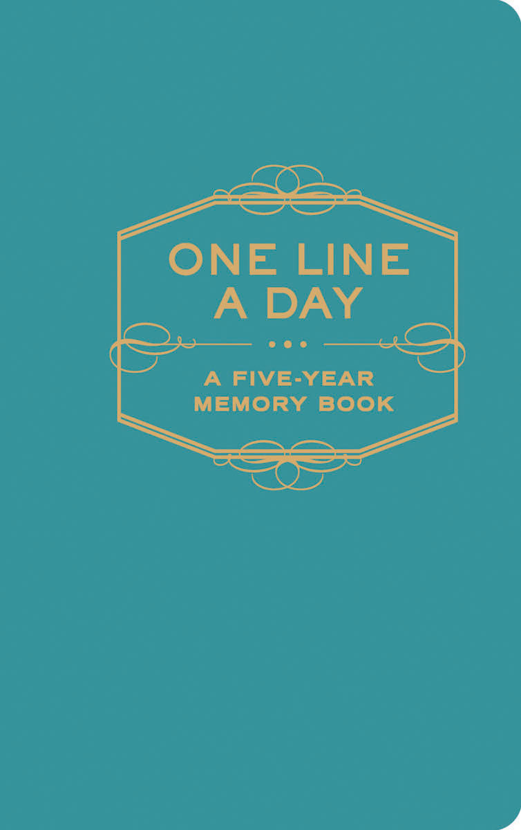 One Line a Day, A 5 Year Memory Book (Blue)