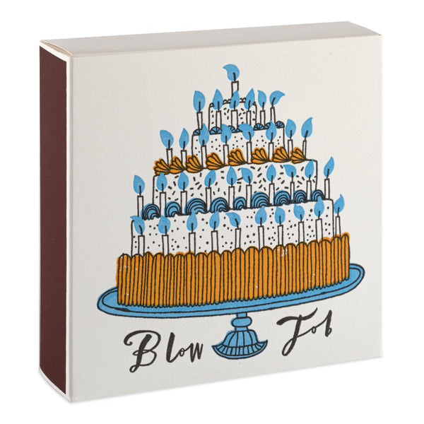 Blow Job Birthday Cake Matches