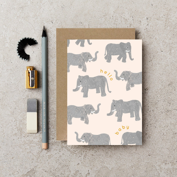 Baby Elephant Greeting Card