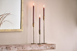 Mbata Brass Candlestick - Large