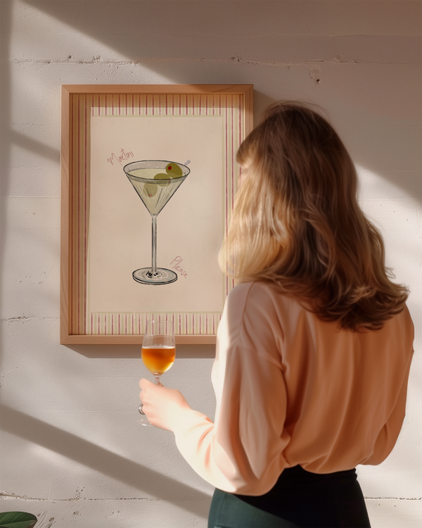 Dirty Martini Print