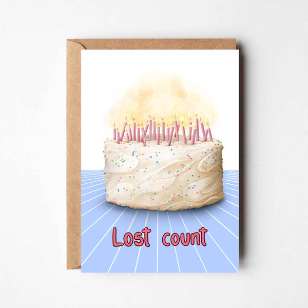 Lost Count Greeting Card