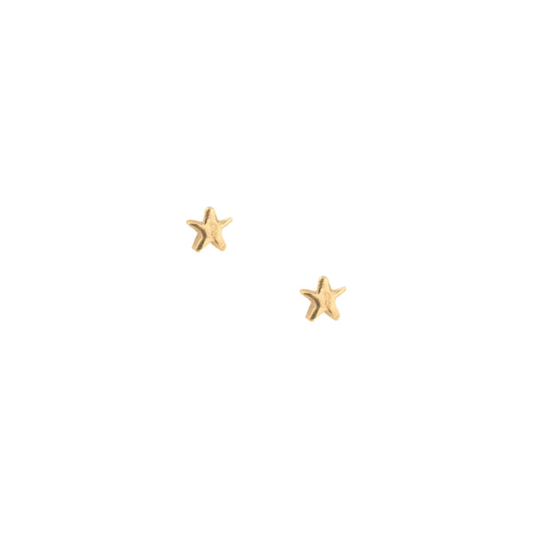 Star Shaped Studs, 14k Gold Vermeil (Copy)