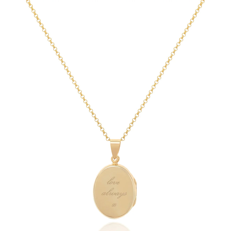 Heritage 'Love Always' Locket, Gold