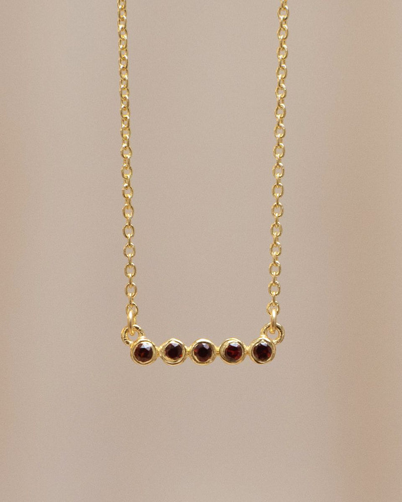 Umiko Necklace with Five Stones