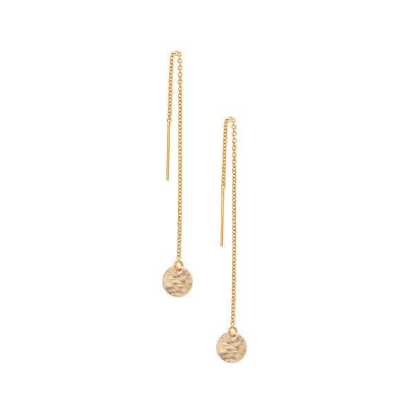 Waterfall Earrings, 14k Filled Gold