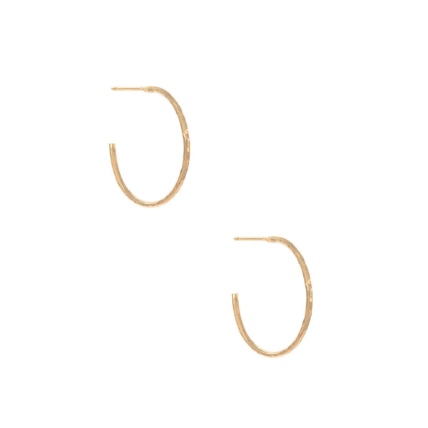 Midi Radiance Hoops, Gold Vermeil